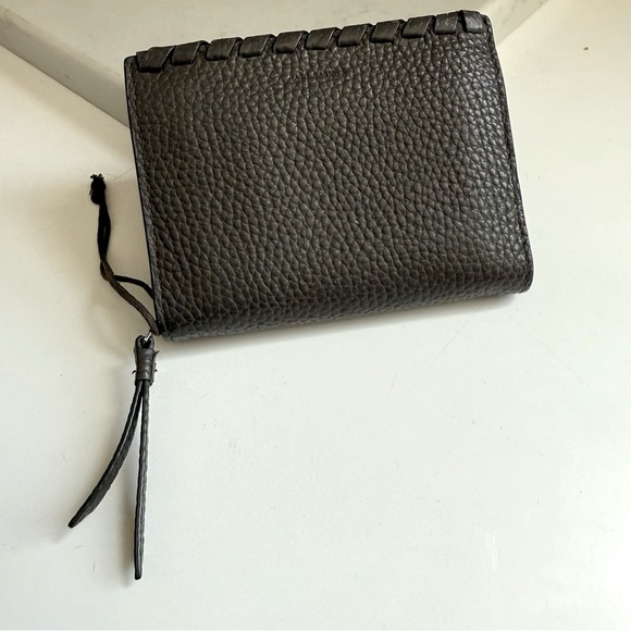 AllSaints Kita Small Japanese Pebbled Leather Wallet - Picture 3 of 9